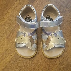 Metallic Livie & Luca sandals